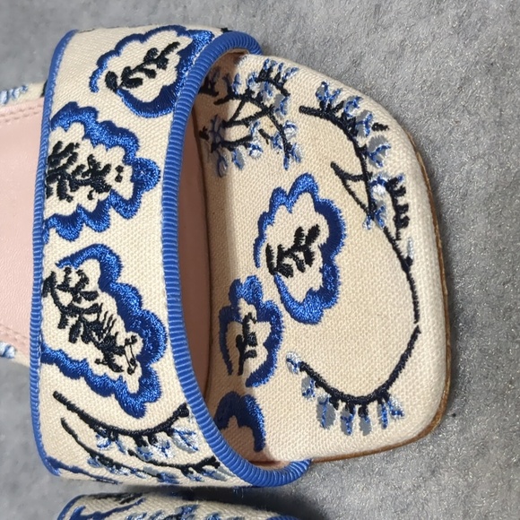 Kate Spade Delphine Embroidered Sandals Size 10B - Picture 7 of 12